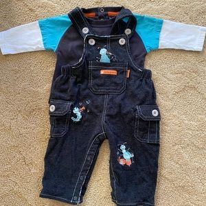🔥Pumpkin patch baby 2 pieces overall size 3-6 m